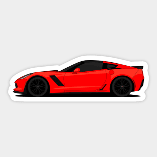 Z06 RED Sticker